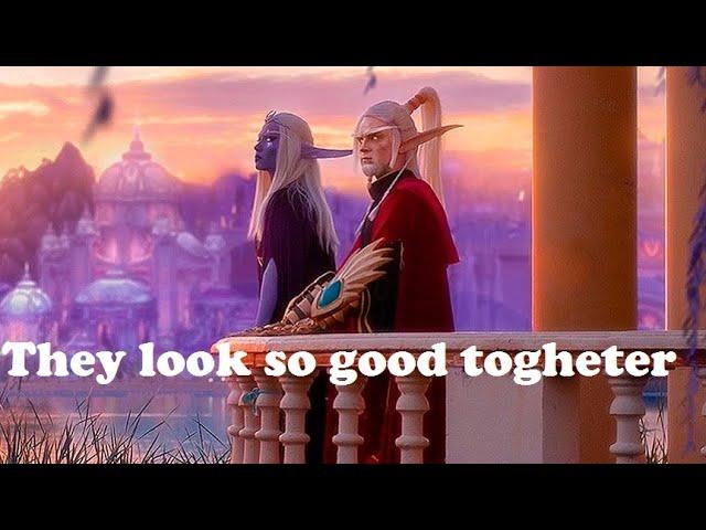 Lor'themar and Thalyssra romantic scene