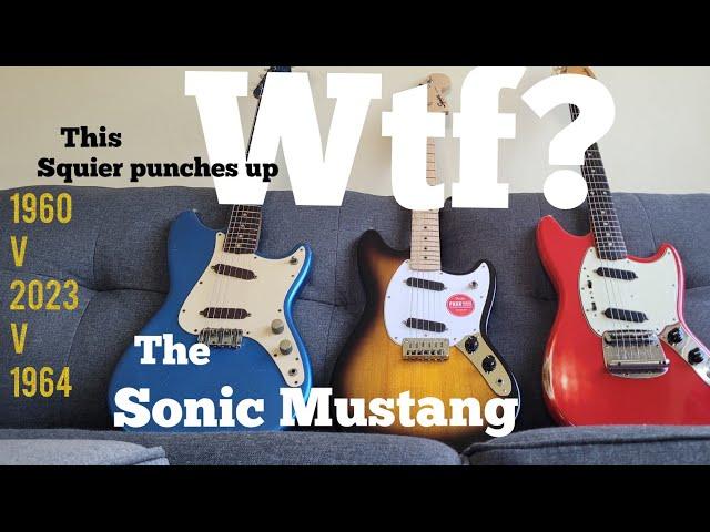 Squier SONIC Mustang Review! vs 1960 1964