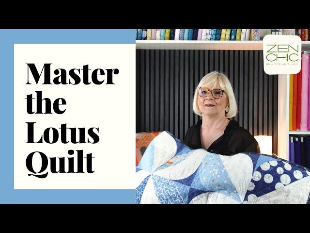 Master the Lotus Quilt Block: Zen Chic's Step-by-Step Guide for Modern Quilters