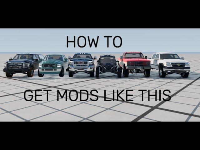 How to get mods for Beamng.drive in 2025 Windows 11