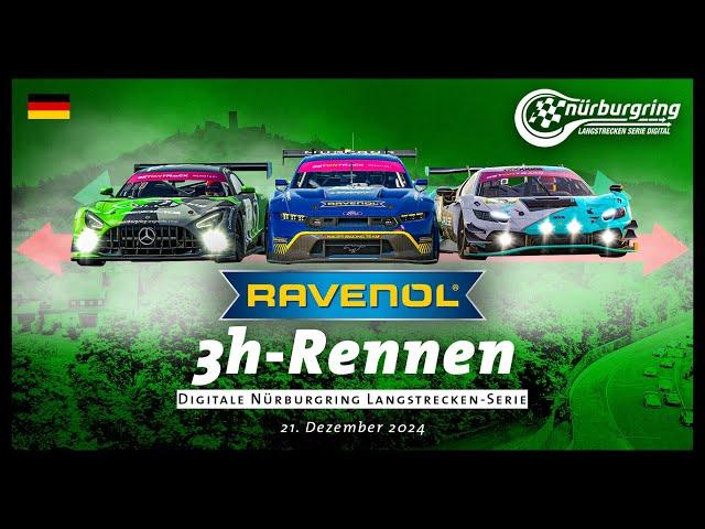  LIVE: Digitale Nürburgring Langstrecken-Serie, Ravenol 3h-Rennen!