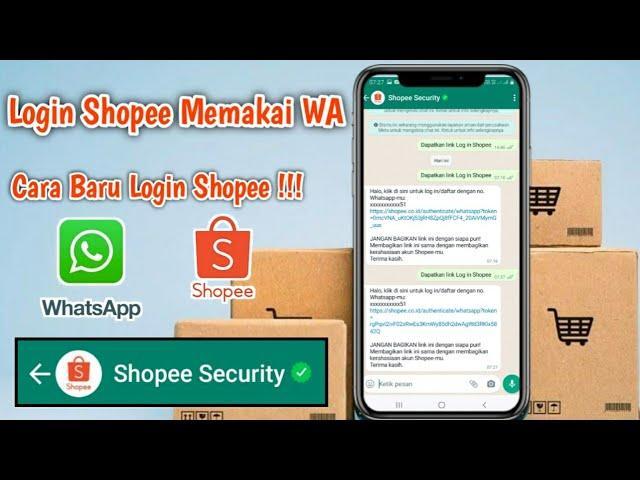 Cara Login Shopee Menggunakan WhatsApp