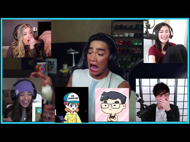 Sykkuno, Rae and Friends REACTING to Bretman's Funny Incident