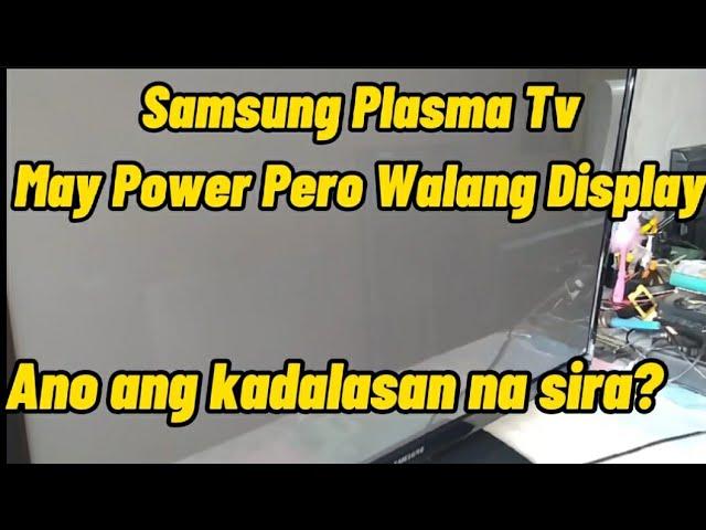 how to fix 51" samsung plasma tv with power no display