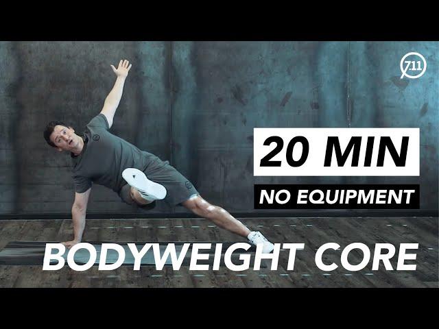 HOME WORKOUT // 20 MIN. BODYWEIGHT CORE WORKOUT // DIMITRI