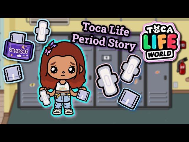 Toca Life First Period Story! New Toca Secret! She goes to the nurse!