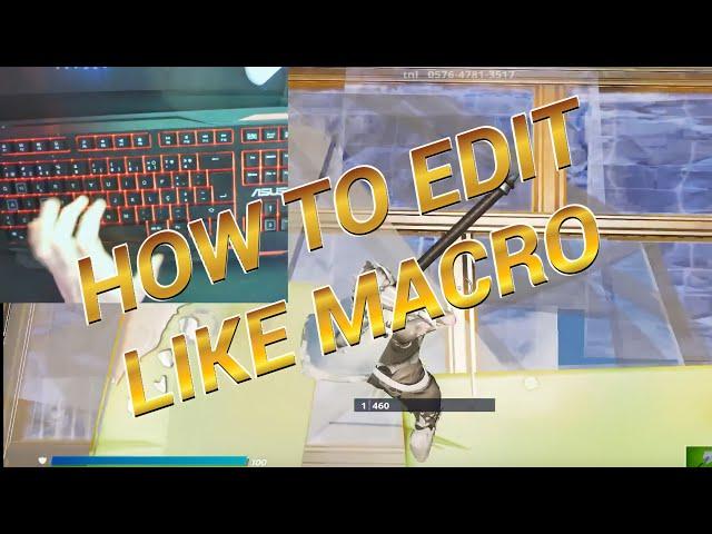 How I edit like macros ️ (Fast Edit Tutorial)