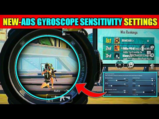 No Recoil   BGMI New ADS Gyroscope Sensitivity Settings Full  Explain100% Zero Recoil Sensitivity