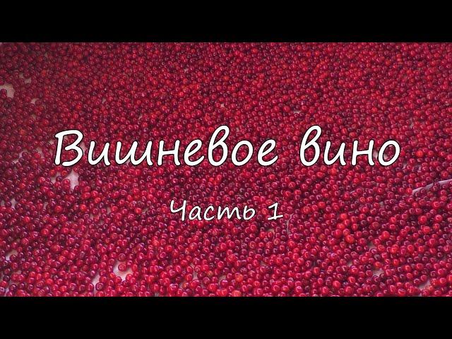 Вишневое вино. Часть 1.