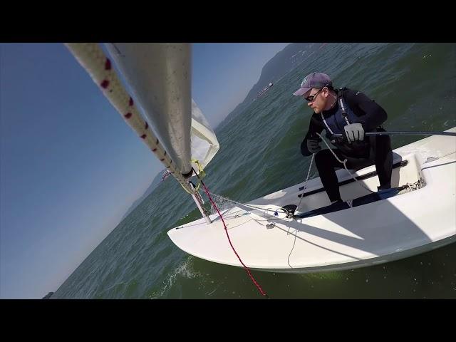 Laser sailing lesson