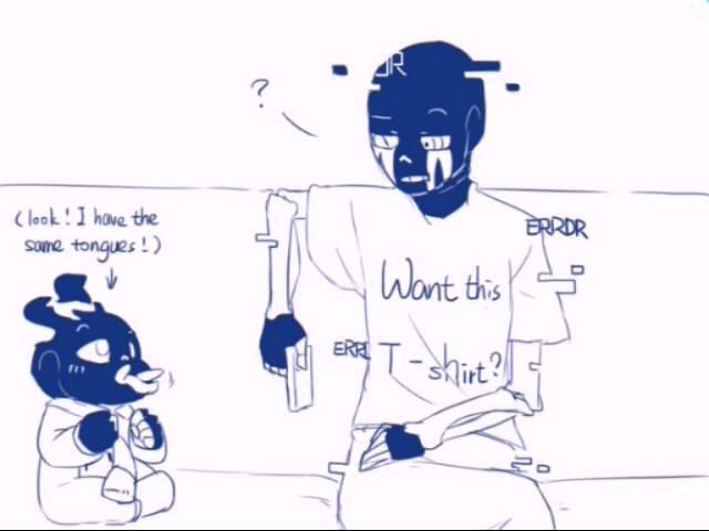 Error!Sans X Ink!Sans X PaperJam - comics