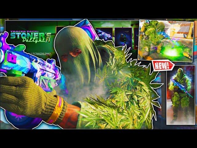 the NEW TRACER PACK STONERS DELIGHT II in COLD WAR & WARZONE! ("CANNABUSH" SKIN + WEED TRACERS!)