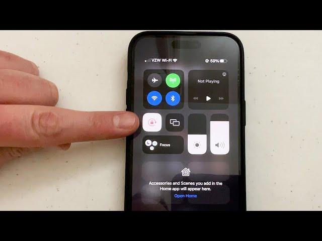 How To Rotate The Screen on iPhone