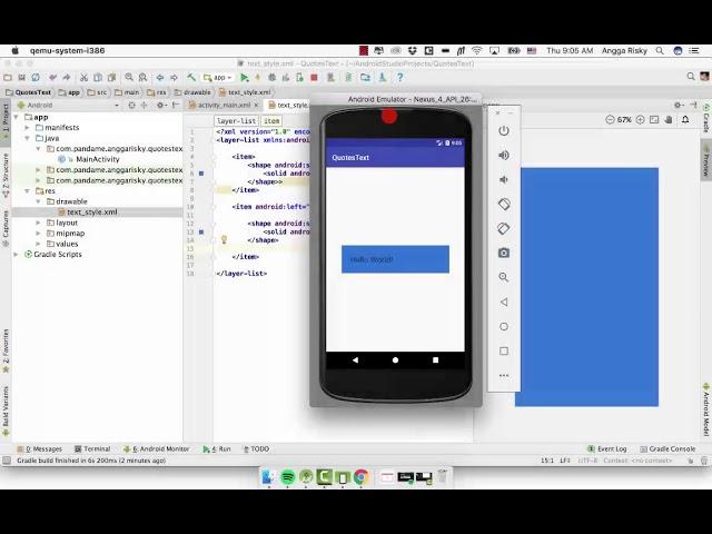 Customize TextView in Android XML Tutorial