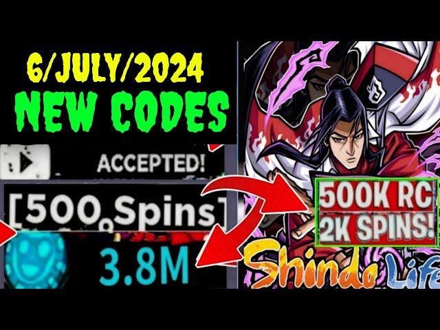 6 JULYSHINDO LIFE CODES JUNE 2024 - ROBLOX SHINDO LIFE CODES | CODIGOS DE SHINDO LIFE