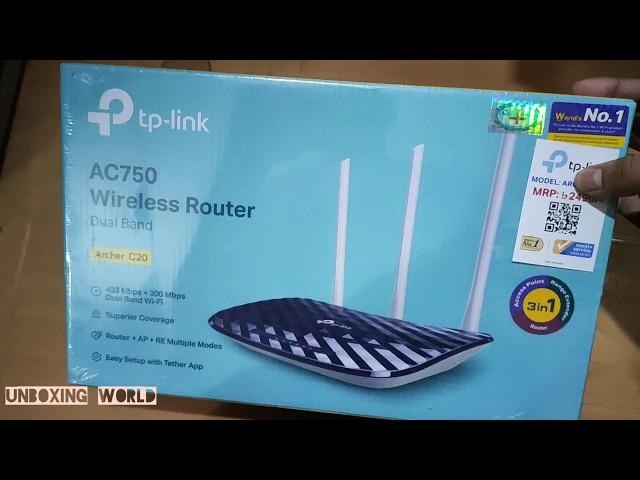 tp-link AC750 Wireless Dual Band Router |Archer C20 | Best Router For Long Range