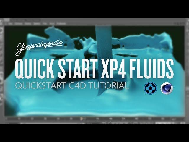 Get Started With X-Particles Fluid | Quick C4D Tutorial from Greyscalegorilla