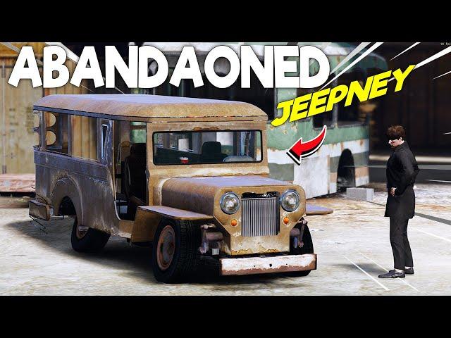 Restoring Abandoned Jeepney | nasa Basurahan lang sa GTA 5...(TAGALOG)