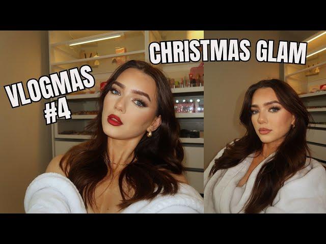 Vlogmas 4 - christmas makeup tutorial 