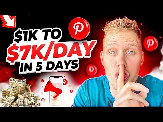 How to scale Pinterest ads from $1K to $7K/day in 5 days | Pinterest ads scaling tutorial case study