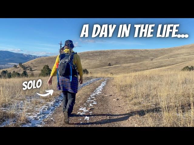 A Day in the Life as a Solo Day Hiker (During the Winter)