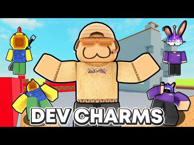 Hunting DEVELOPERS With Charms in Roblox Rivals! (Part 1)