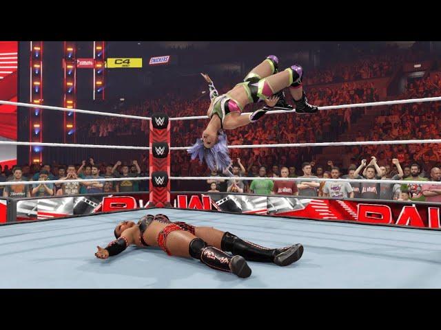 WWE 2K23 - CANDICE LERAE VS XIA LI [Money In The Bank QUALIFYING MATCH] | RAW