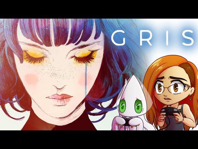 GRIS - Moving Through Hard Times & Feels ~Full Playthrough~ (Story Driven Indie Game)