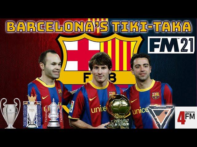 POSSESSION DOMINATION!!! | Passion4FM's Barcelona TIKI TAKA FM21 Tactic | Football Manager 2021