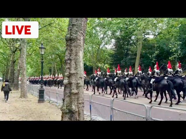 Live  Over Two Hundred Horses Marched to Buckingham Palace!