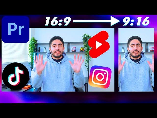 Convert Horizontal Video to Vertical in Premiere Pro (TikTok, Instagram Reels & YouTube Shorts)