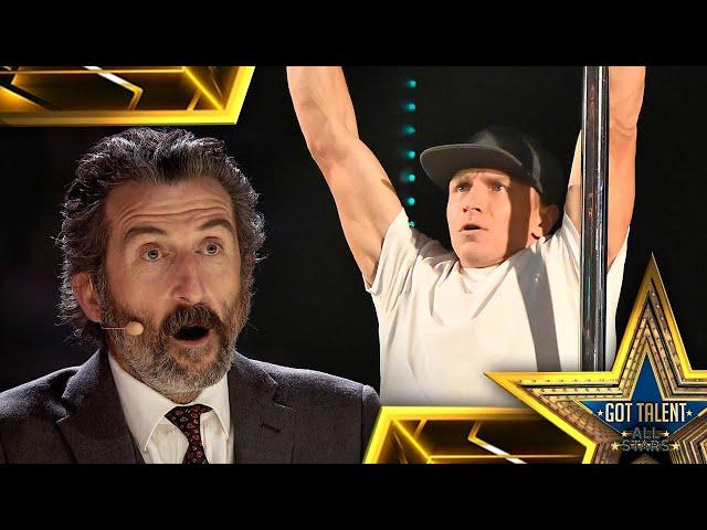 POLE DANCE champion WOWS everyone with FANTASY ACROBACIES | Auditions 06| Got Talent: All-Stars 2023