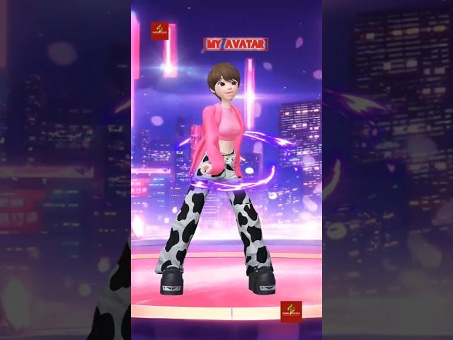 My Avatar is Dancing  #youtubeshorts #trending #dance #avatarworld #cute #animated #Shorts #Zepeto