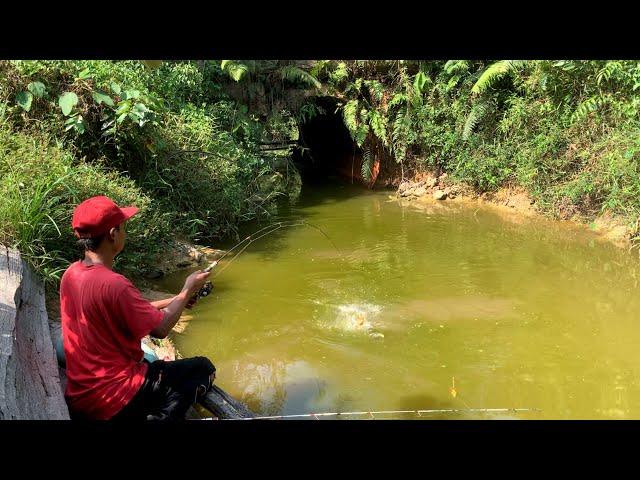 MANCING DI AIR HIAJAU.!!! Ikan nya ganas-ganas lasung di bakar di tempat