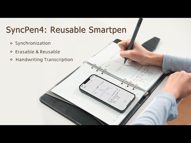 SyncPen 4: NEWYES 4th Generation Reusable Smartpen Set