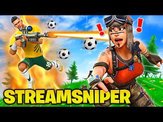 Ich STREAMSNIPE mit NEYMAR JR SKIN fake und ER RASTET KOMPLETT AUS ... in Fortnite 2 Season 6