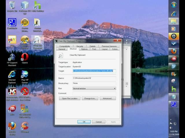 How To Create Shortcut To Clear Clipboard