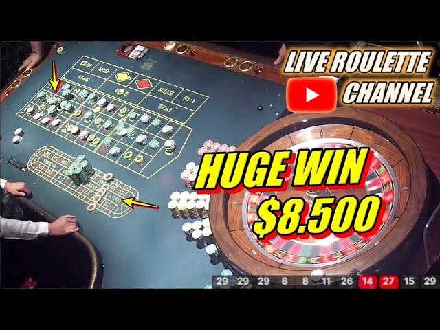  LIVE ROULETTE | HUGE WIN 8.500 In Las Vegas Casino  Morning Session  2024-07-03