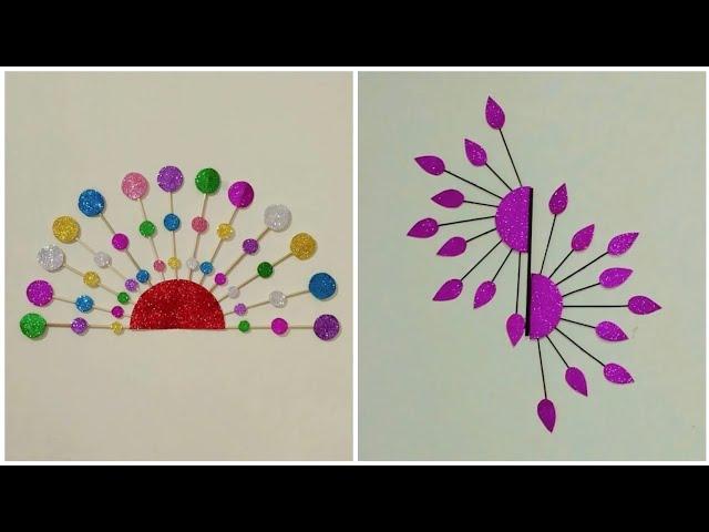 Wall Hanging Crafts || Glitter Sheet Wall Decoration Ideas || Glitter Sheet Craft ideas