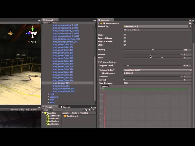 Audio Sources & Listeners - Unity Official Tutorials