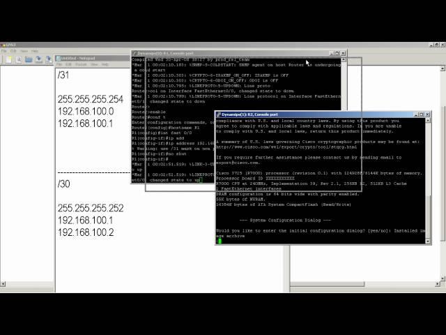 RouterGods - Configuring a /31 mask on Cisco Routers