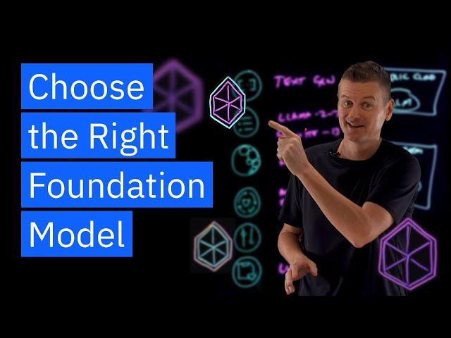 How to Pick the Right AI Foundation Model