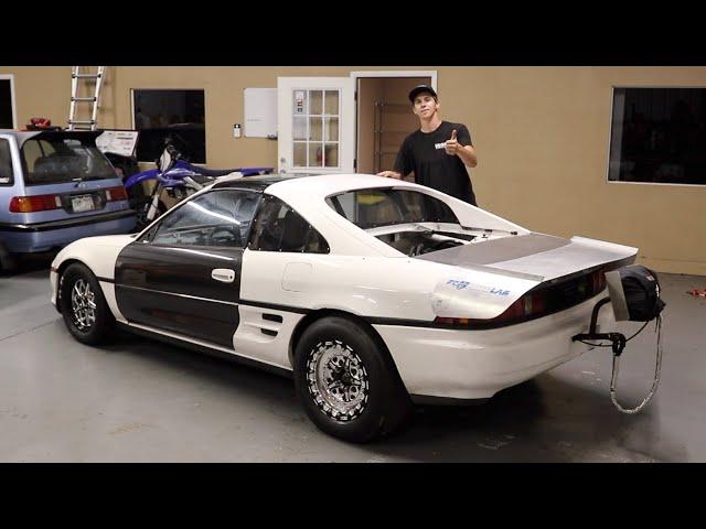 Our 1400hp Mr2’s New Custom Drag Wing! (Looks Amazing)