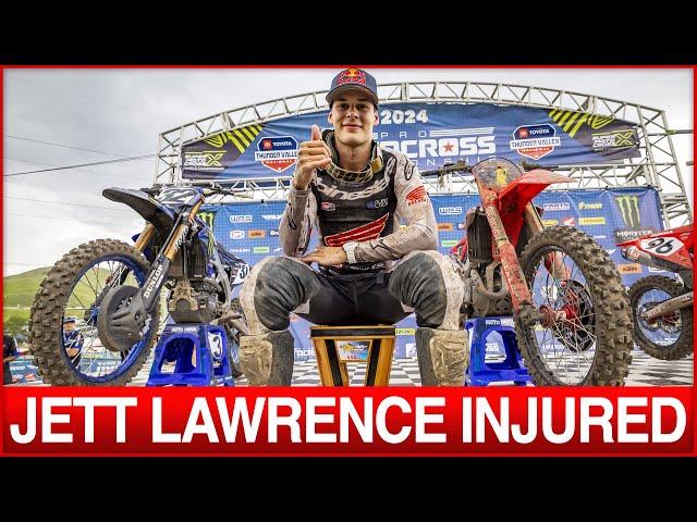 Jett Lawrence Out of Pro Motocross with Injury | Breaking News