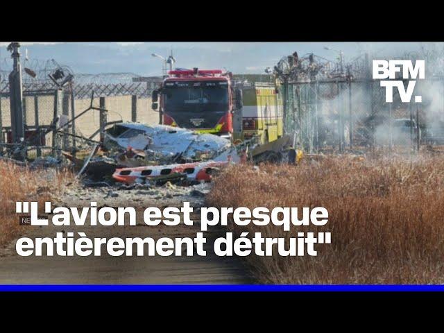 Crash d'avion en Corée du Sud: au moins 151 morts, "peu de chances" de survie pour les passagers