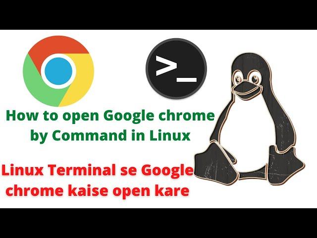 How to open chrome by terminal in linux | How to open google chrome by command in #linux