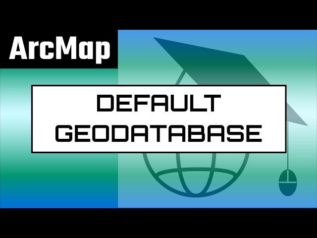 How to change default geodatabase in ArcMap