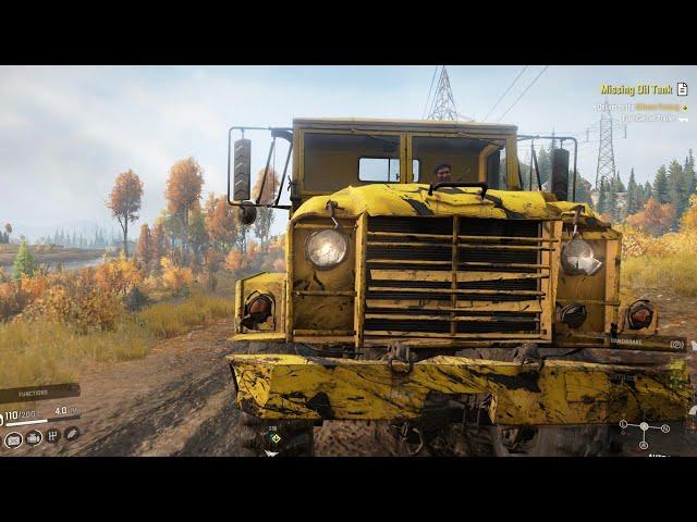 Hardcore Offroading in Snowrunner PS5 Gameplay [4k HDR Gameplay]