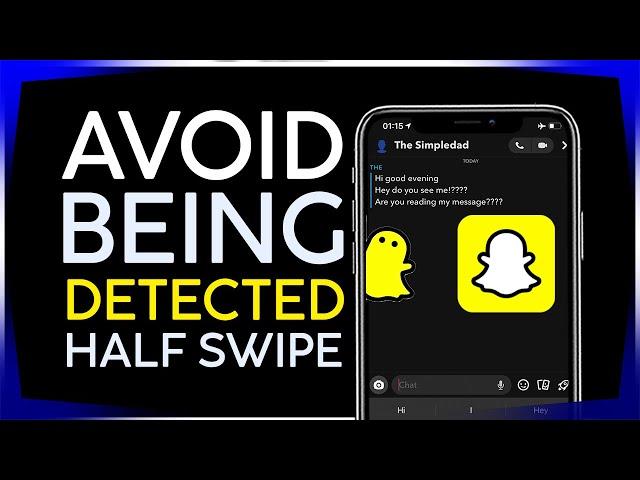 How To Avoid New Update Half Swipe Notification on Snapchat 2021 #halfswipe