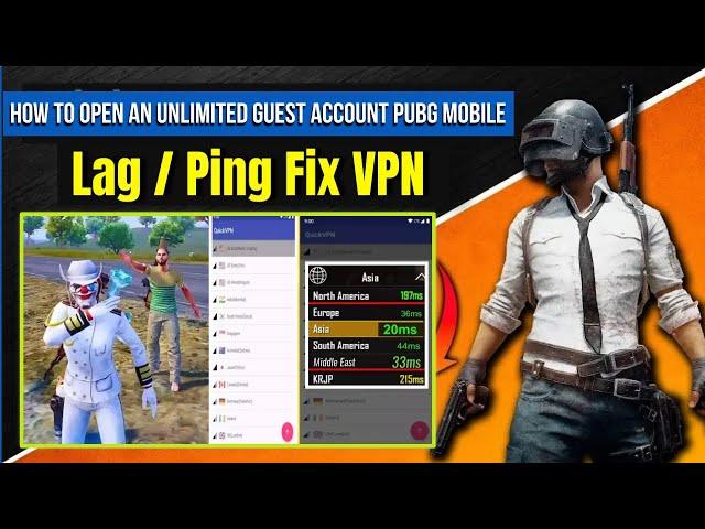 How to open an unlimited guest account PUBG mobile | PUBG Mobile unlimited guest account open PUBG